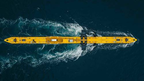 Orbital Marine Power’s O2 2-megawatt tidal stream turbine. © Orbital Marine Power/FORCE
