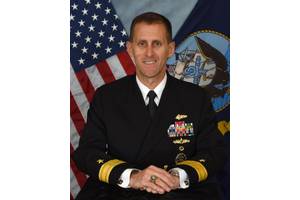 Rear Admiral John Okon, Commander, Naval Meteorology and Oceanography Command