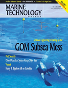 Marine Technology Magazine Cover Nov 2005 - Seafloor Engineering