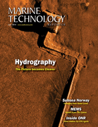Marine Technology Magazine Cover Jun 2014 - Hydrographic Survey