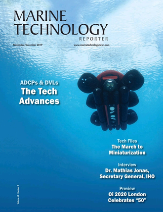 Marine Technology Magazine Cover Nov 2019 - MTR White Papers: Subsea Vehicles